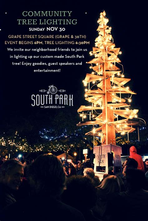 South Park Community Tree Lighting ceremony - Sunday, Nov. 30, 2014 at ...