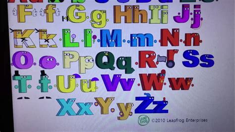 Leapfrog Letter Factory remastered letters - YouTube