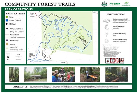 Trail Map of Chilliwack Community Forest (off-leash trails), Chilliwack, BC | The Dog Network