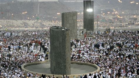 At Hajj, Pilgrims Throw Rocks to Ward Off Devil