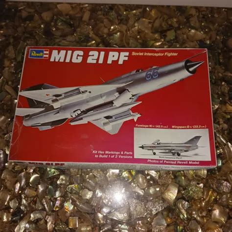 REVELL 1/32 MIG 21 PF Soviet Interceptor Fighter Plstc Model Kit H-267 NISB 1975 $44.95 - PicClick