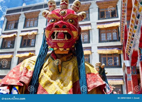 Cham dance, Ladakh editorial stock image. Image of buddhist - 28901004