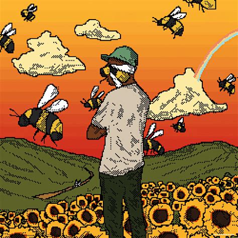 Flower Boy - Tyler the Creator (pixel version) : r/freshalbumart