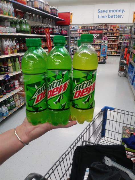 Found this clear mountain dew bottle in a six-pack : r/mildlyinteresting