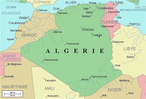 Alger Map - Guide of the World