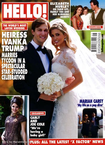 Celebrity Wedding- Ivanka Trump ~ Wedding Bells