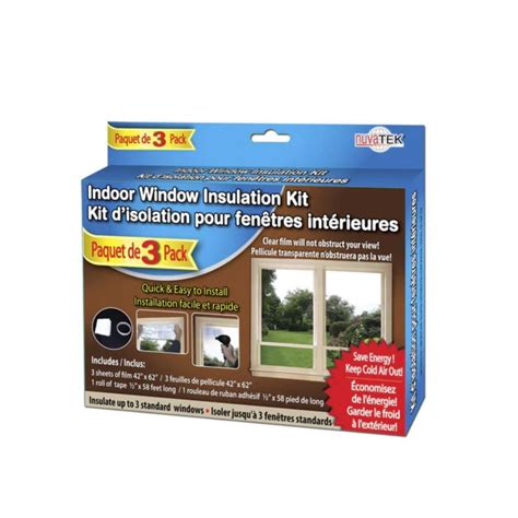 Indoor Window Insulation Kit - 3 Pack