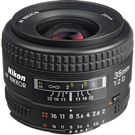 Nikon AF NIKKOR 35mm f/2D Lens 1923 B&H Photo Video