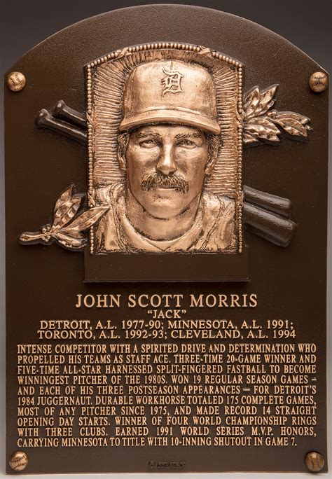 Morris, Jack | Baseball Hall of Fame