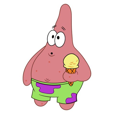 Patrick Star Ice Cream Cone