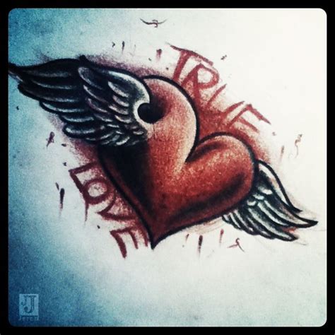 True love tattoo design by jerrrroen.deviantart.com on @deviantART (With images) | True love ...