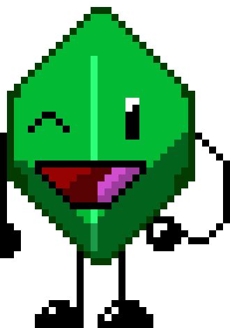 Bfdi Pixel Leafy! | Pixel Art Maker