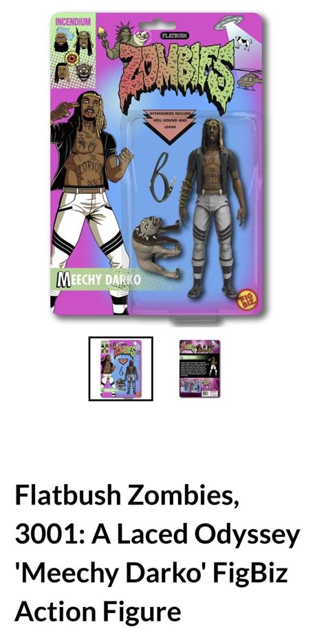 Flatbush Zombies Flatbush Zombies Meechy Darko 3001 Action Figure | Grailed