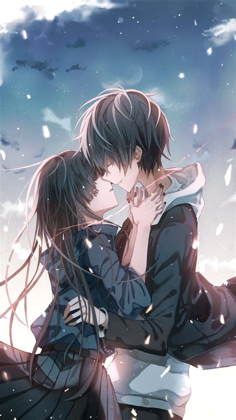 Top 999+ Anime Couple Kiss Wallpapers Full HD, 4K Free to Use