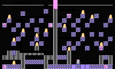 Super Lode Runner/Levels 36 - 40 — StrategyWiki | Strategy guide and ...