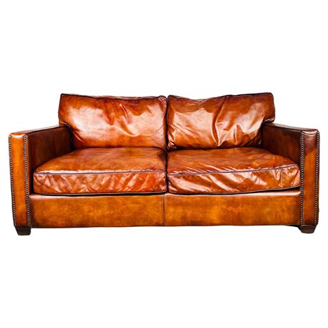 Stunning Timothy Oulton Viscount 2- Seater Leather Sofa Hand Dyed For Sale At 1stDibs | lupon.gov.ph
