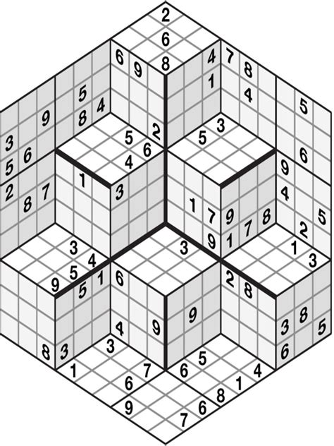 Free Printable 3d Sudoku Puzzles - Printable Templates