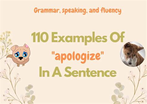 Sorry, not sorry! Apologize in a sentence: 110 Examples