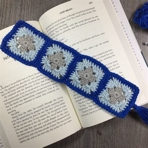 Granny Square Bookmark - Free Crochet Pattern | Rich Textures Crochet