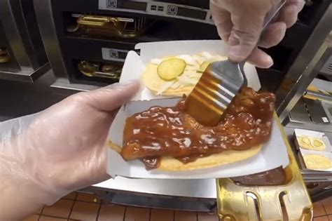 McDonald's worker's video showing how McRib is made leaves viewers nauseous