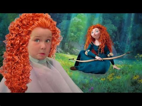 ADLEY PRINCESS MAKEOVER!! Surprise Disney Date and Magic Salon to become Merida! (Disneyland ...