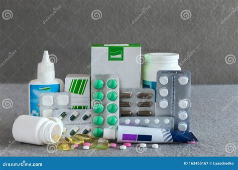 Pharmacy and Medicine: Different Types of Dosage Forms Stock Image ...