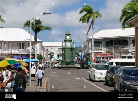 Basseterre in St.Kitts in the Caribbean Stock Photo - Alamy