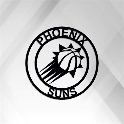 Personalized Phoenix Suns Team Logo Sign NBA Basketball Wall Decor Gift ...