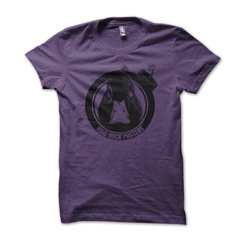 Mad Duck Logo T-Shirt - Purple | Mad Duck Posters