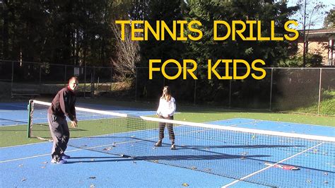 Tennis Drills for Kids - YouTube