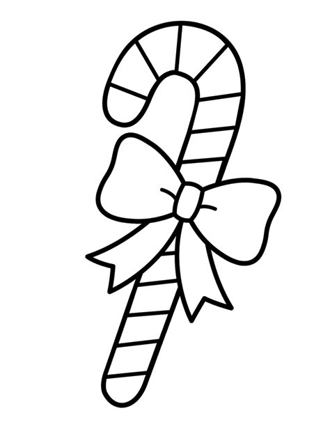 Printable Candy Cane Christmas Coloring Pages - Diamond Streamtv