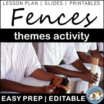 Fences Themes Textual Analysis Activity by English Bulldog | TpT