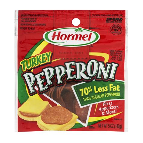 Hormel Turkey Pepperoni 5oz Bag | Garden Grocer