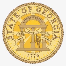 Georgia State Seal Vector - State Of Georgia Seal, HD Png Download - kindpng