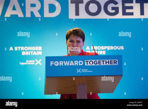 Scottish Conservative leader Ruth Davidson during the Scottish ...