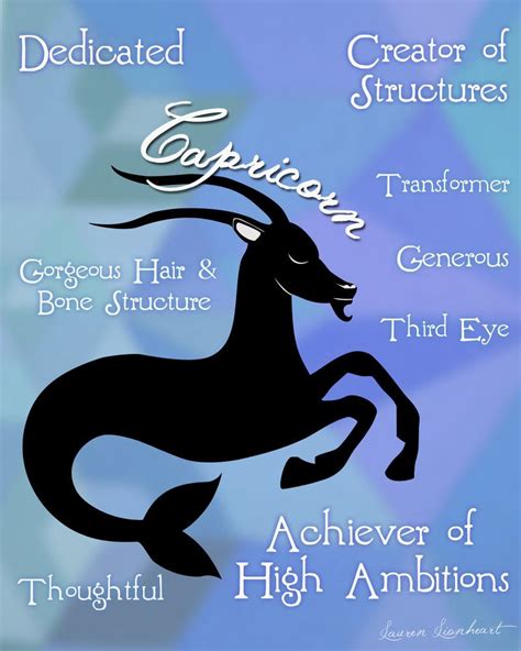 Printable Capricorn Birthday Card by LaurenLionheart on DeviantArt Capricorn Sun Sign, All About ...