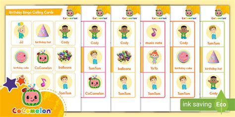 FREE! - CoComelon: Birthday Bingo (teacher made) - Twinkl