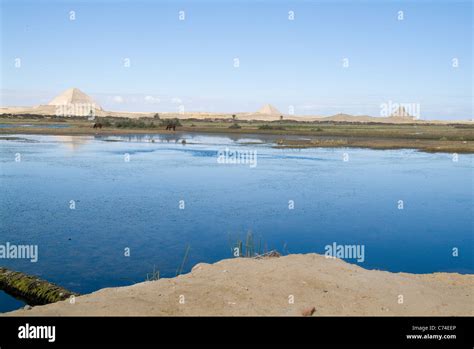 The Pyramids of Dahshur, Egypt Stock Photo - Alamy