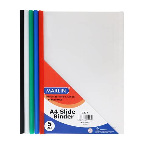 Marlin A4 Slide Binders & Presentation Folders – Shopperdeals