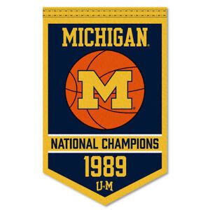 Michigan Wolverines Basketball National Champions Banner Flag 840134500065 | eBay