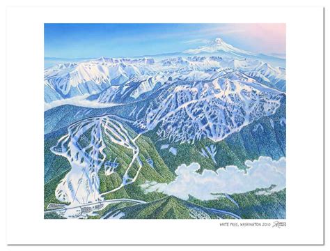 White Pass Ski Map – James Niehues