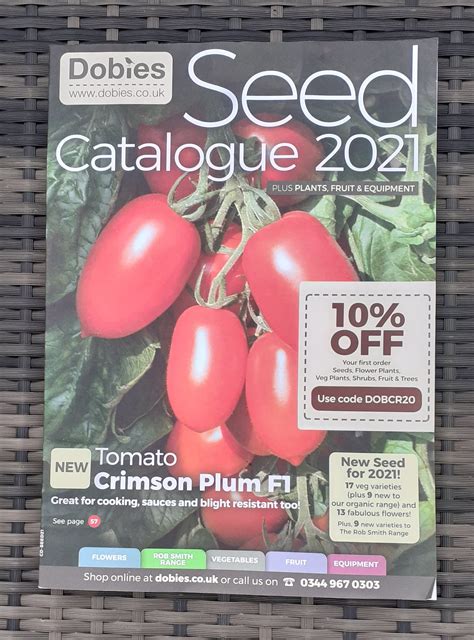 Alans Allotment: Dobies Seed Catalogue 2021