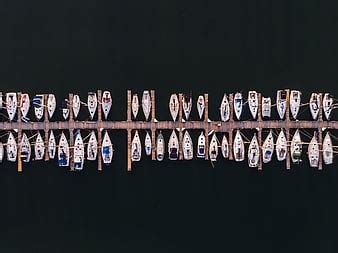 Malaga pier, aerial view, boats, embankment, Spain, HD wallpaper | Peakpx