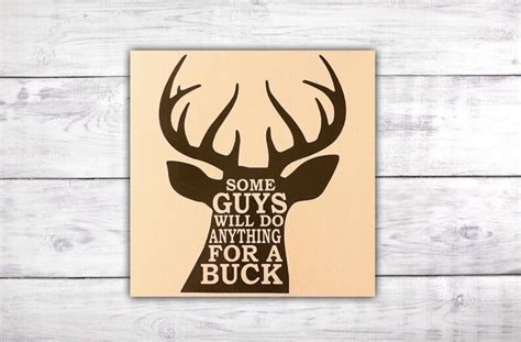 Funny Deer Head Sign Deer Antlers Woodland Decor Hunting - Etsy