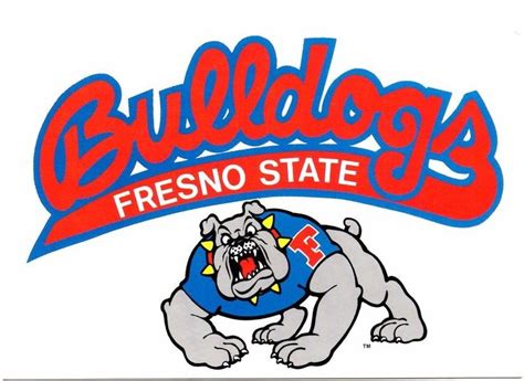 Bulldogs Fresno State Postcard California University Fresno Mascot Unposted #bulldogmascot ...