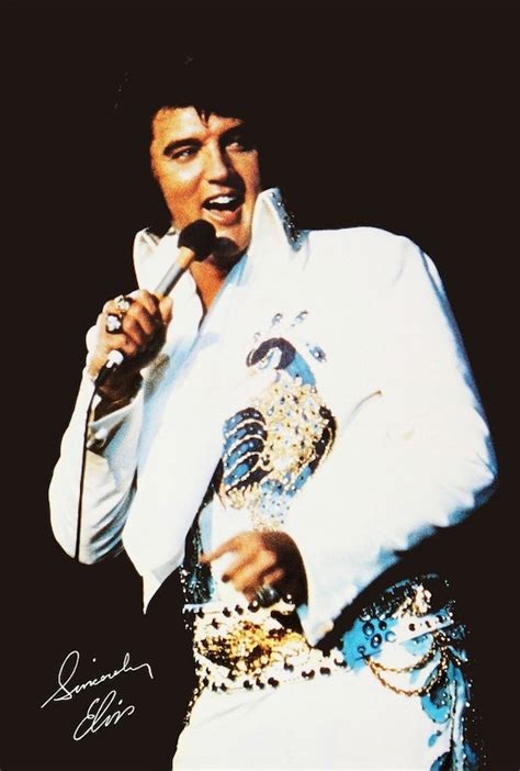 Elvis Presley Early 1970's Las Vegas Style Poster Stand-Up