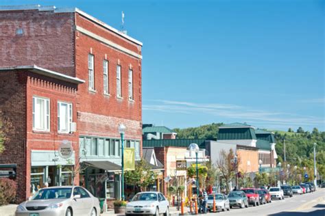 Downtown Newport Vermont Stock Photo - Download Image Now - iStock