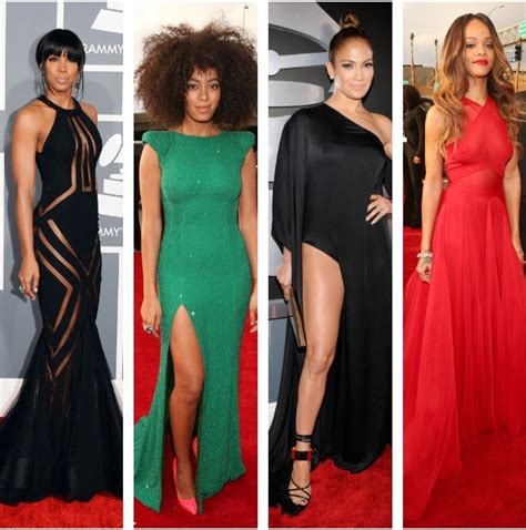 [PHOTOS] Red Carpet Recap Of The 2013 Grammy Awards : Kelly Rowland, J ...