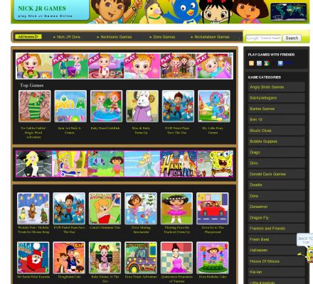 Nick Jr Games Online