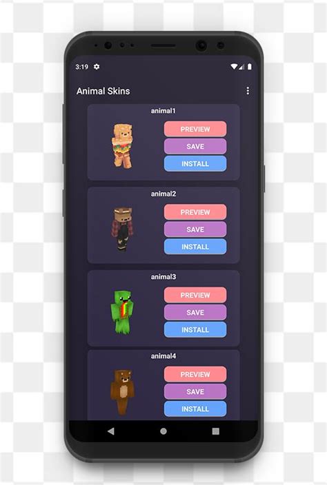 Animals Skins For Minecraft für Android - APK herunterladen